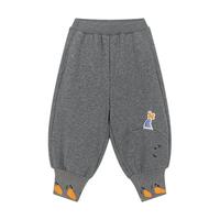 马拉丁儿童裤子25冬装趣味胡萝卜鼻子雪人针织长裤