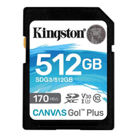金士顿(Kingston)Canvas系列 Canvas Go Plus 存储卡 SD卡 支持UHS-I、V30 Canvas Go Plus【512GB】