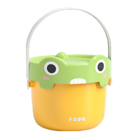 费乐大颗粒散装儿童拼插积木玩具一斤装拼装益智 青蛙桶