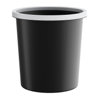 家杰优品 压圈垃圾桶 10L