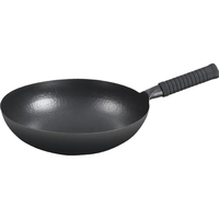 艾美仕章丘铁炒锅炒菜锅家用无涂层不粘锅炒锅圆底老式熟铁锅32cm 章丘铁炒锅 32cm