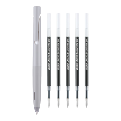 斑马牌 JJZ66 按动中性笔 0.5mm 付杆黑芯+5支黑芯