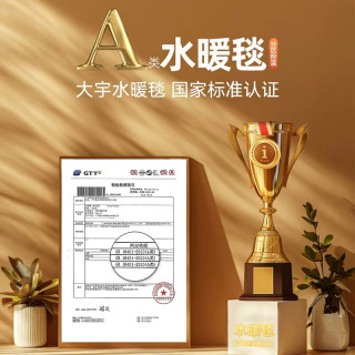 PLUS会员：大宇 水暖电热毯 1.8*2.0米床垫 2025款