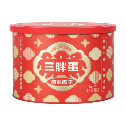 三胖蛋 经典原味大瓜子180克罐装葵花籽休闲食品炒货