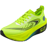 BKG中跑步鞋疾锋5.0训练鞋春秋爆米花碳板鞋ZYQ25730 荧光绿 38