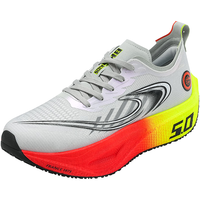 BKG中跑步鞋疾锋5.0训练鞋春秋爆米花碳板鞋ZYQ25730 灰桔色 38