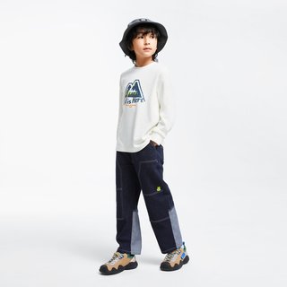 Annil安奈儿童装男童圆领长袖T恤秋休闲打底衫AB431563