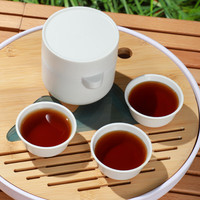 日禾盛唐户外便捷式旅行茶具套装潮汕功夫茶具露营聚餐便装茶具迷你快客杯 PP材质 1茶壶+3茶杯-送1单枞茶包