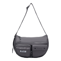 Champion冠军单肩包男女情侣休闲斜挎时尚通勤斜背包肩挎包随身包通勤 深灰 均码