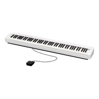 卡西欧（CASIO）CDPS110电钢琴入门乐器88键重锤初学者便携儿童成人电子钢琴 CDP-S110标配 白色琴头