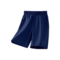 真维斯男童夏季速干裤子小男孩夏装薄款运动短裤中大童抗静电凉感五分裤 【速干短裤】藏蓝/J绿光JT小K 110cm