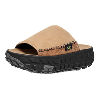 UGG【明星同款】夏季男女轮胎底拖鞋 1152680 SNDB|沙色/黑色 38