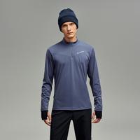 巍德 运动T恤户外长袖T恤衫男运动登山骑行徒步上衣打底衫春秋保暖