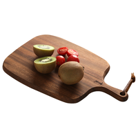 初心(CHOSIN)切水果板实木面包板砧板迷你环保辅食托盘小案板 相思木歪头-小号