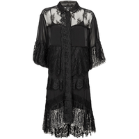 PINKO 女装蕾丝衬衫式连衣裙1Q10CMA04N