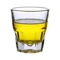 钢化玻璃杯啤酒杯杯子八角杯耐热茶杯烈酒杯威士忌杯加厚酒吧KTV