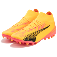 彪马 时尚拼色抓地 男子中帮系带运动鞋MG钉足球鞋 ULTRA