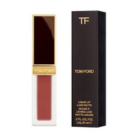 TOM FORD 汤姆福特(Tom Ford)口红 TF口红 TF黑金哑光丝绒白管镜面液体唇釉6ml 黑金哑光121#气质奶咖
