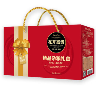 天地粮人精品高端杂豆组合杂粮礼盒（ 福利  可 私人订制） 花开富贵十四种杂粮礼盒4.84kg