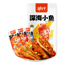 劲仔 小鱼仔零食小鱼干 混合口味 500g（约45-50小包） 混合口味500g