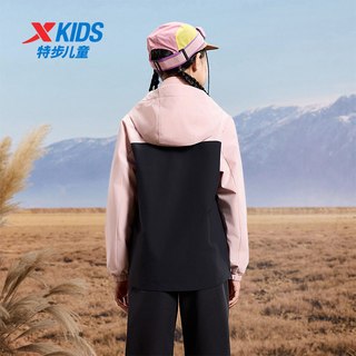 特步 XTEP童装儿童外套女童2025年冬季防风保暖户外加厚冬装上衣女