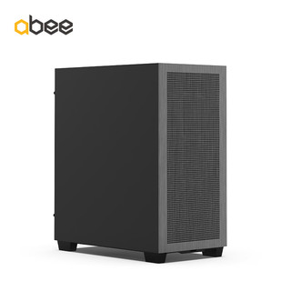  abee 双360冷排位 中塔工作站机箱  黑色