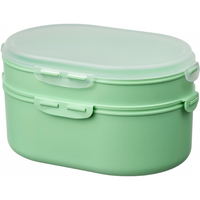 宜家（IKEA）IKEA宜家于特布达可叠放午餐盒午成人饭盒带饭用盒餐盒便当盒 浅绿午餐盒 两层