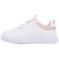 回力女鞋运动鞋女士网面透气潮流百搭跑步鞋休闲老爹鞋小白鞋子女 米色  0599 35