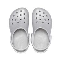 Crocs童鞋卡骆驰儿童女童洞洞鞋闪亮中小童沙滩鞋拖鞋|206993 石 英 粉 -6WV 29码