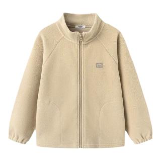 巴拉巴拉男童女童家居服儿童加厚摇粒绒外套保暖上衣春装童装