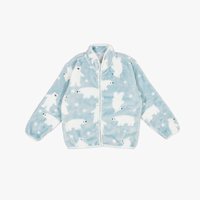 贝斯特拉贝比 儿童法兰绒外套秋季保暖男童秋天外套女童居家外搭加绒加厚摇粒绒