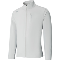 海澜之家（HLA）夹克男24马术运动立领休闲外套男秋季 浅灰G2 185/100A 2XL165~180斤