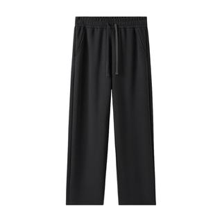 VANCL/凡客诚品 男女同款宽松阔腿直筒休闲裤 黑色 300g华棉 3XL