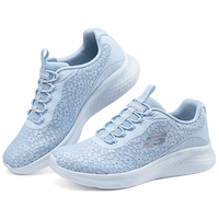 斯凯奇(Skechers)2024年春夏女鞋透气运动鞋轻质舒适150015 浅蓝色/LTBL 40