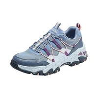 斯凯奇（Skechers）2024年夏季女鞋一脚蹬徒步运动鞋180129 暗灰蓝色/粉色/SLTP 38