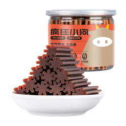 疯狂小狗 零食磨牙棒幼犬小型泰迪补钙除口臭耐咬宠物洁齿骨头（6个月以上、牛肉）