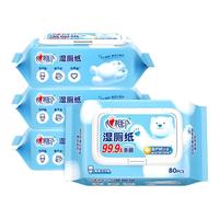 心相印 小刘鸭联名款 湿厕纸 80片*4包