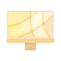 Apple 苹果 iMac 2021款 M1 芯片版 24英寸 一体机 黄色（M1、核芯显卡、8GB、256GB SSD、4.5K）