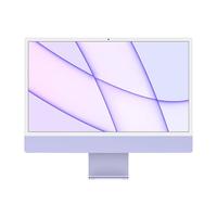 Apple 苹果 iMac 2021款 M1 芯片版 24英寸 一体机 紫色（M1、核芯显卡、8GB、512GB SSD、4.5K）