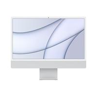 Apple 苹果 iMac 2021款 M1 芯片版 24英寸 一体机 银色(M1、核芯显卡、8GB、256GB SSD、4.5K、MGPC3CH/A、八核)