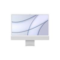 Apple 苹果 iMac 2021款 M1 芯片版 24英寸 一体机 银色（M1、核芯显卡、16GB、512GB SSD、4.5K、MGTF3CH/A、八核）