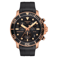 TISSOT 天梭 海星系列 45.5毫米石英腕表 T120.417.37.051.00