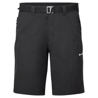 MONTANE盟泰恩 TERRA SHORT 夏季速干运动短裤男士户外徒步越野跑防晒裤 BLACK 黑色 XL