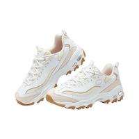 斯凯奇（Skechers）2024女舒适百搭老爹鞋休闲运动鞋150241 白色/浅粉红色/WLPK 35.5