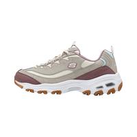 斯凯奇(Skechers)2024女舒适百搭老爹鞋休闲运动鞋150241 灰褐色/多彩色/TPMT 35