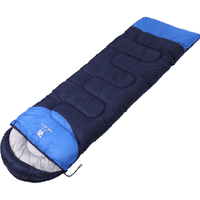 CAMEL 骆驼 户外睡袋 A6S3K1103 深宝蓝/彩蓝 1.35kg 左边
