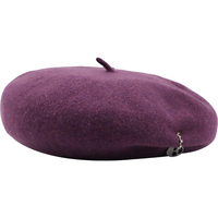 ELLE 她 女士贝雷帽 21WE14013 灰粉 M