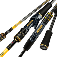 Abu Garcia 阿布加西亚 MAX SX 路亚竿 黑黄色 2.14M RF调 强度M 枪柄