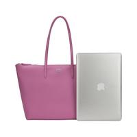 法国拉科斯特 LACOSTE女士24秋季时尚纯色大容量大号托特包NF1888PO L39/粉色