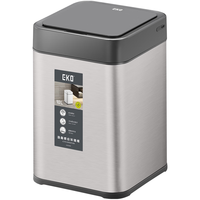EKO 逸趣系列 EK9208 感应式垃圾桶 10L 灰钢